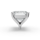1.00CT Emerald Shape Lab Grown Diamond 4 Prong Head in 14KT White Gold