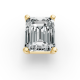 1.00CT Emerald Shape Lab Grown Diamond 4 Prong Head in 14KT White Gold